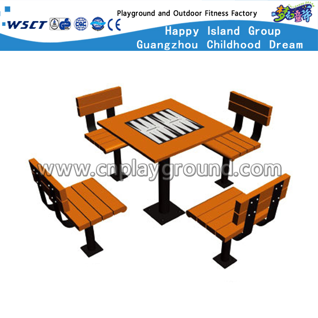 户外木制设备休闲桌凳组（HD-19604）