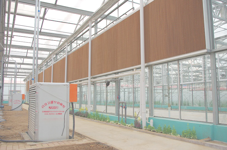 Corrugated Evaporative Cooling pad with frame for greenhouse poultry house husbandry 