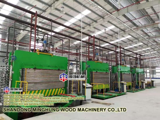 Mesin Woodworking Hot Press untuk Melamine Plywood