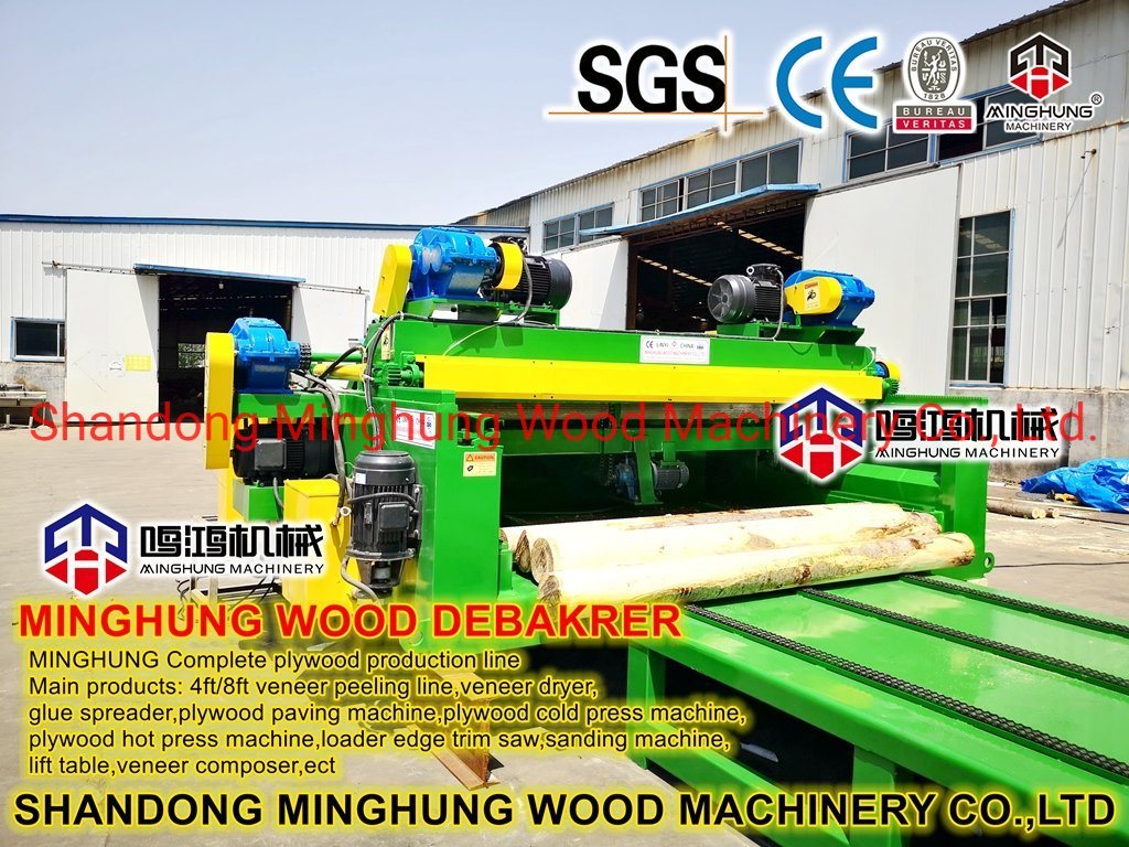 Mesin Debarking Pembulatan Log Kayu untuk Produksi Veneer