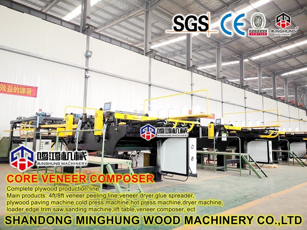 Mesin Plywood Core Veneer Composer Machine