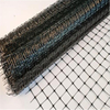 HDPE 15gsm black color pond net with peg, applied for pond, cover the pond,