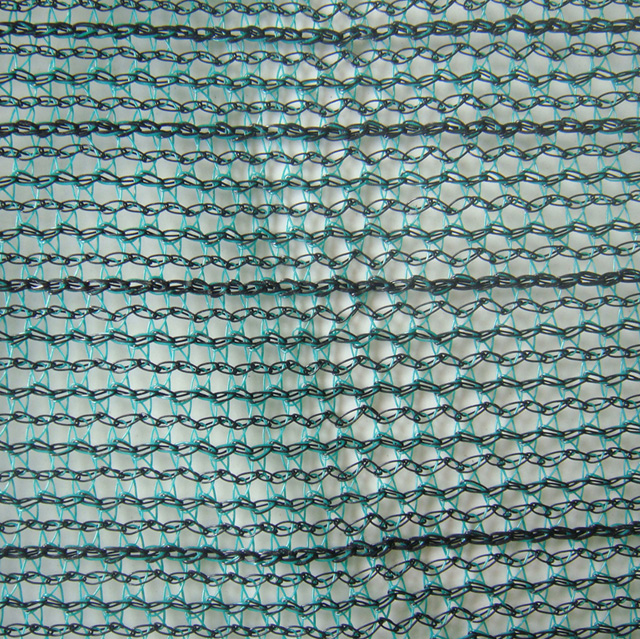 HDPE 140gsm green and black color scaffold net