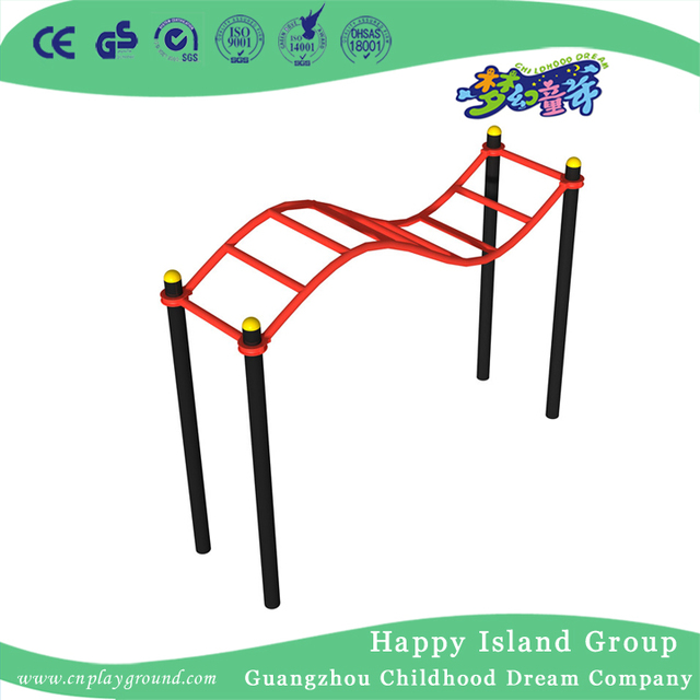 Outdoor School Gym Equipment Waved Climbing Ladder (HHK-13706)