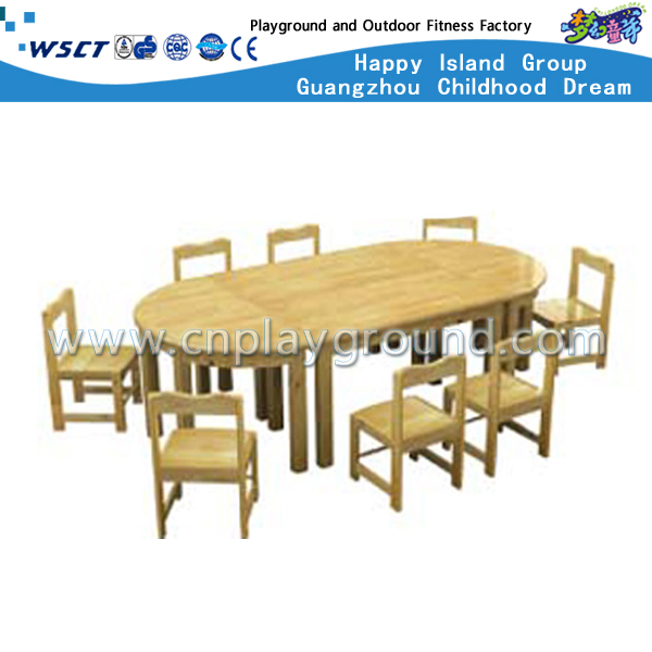 环保儿童木制组合桌家具(M11-07207)