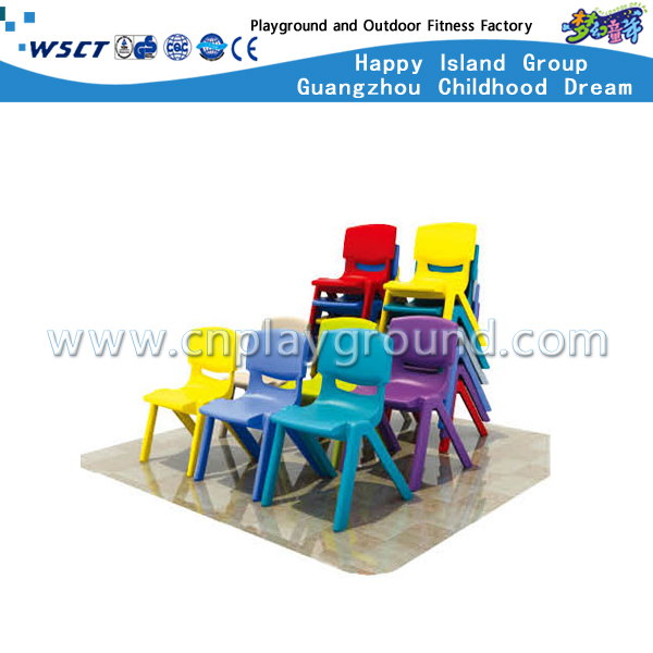 幼儿园纯色儿童塑料​​椅 (M11-07608)