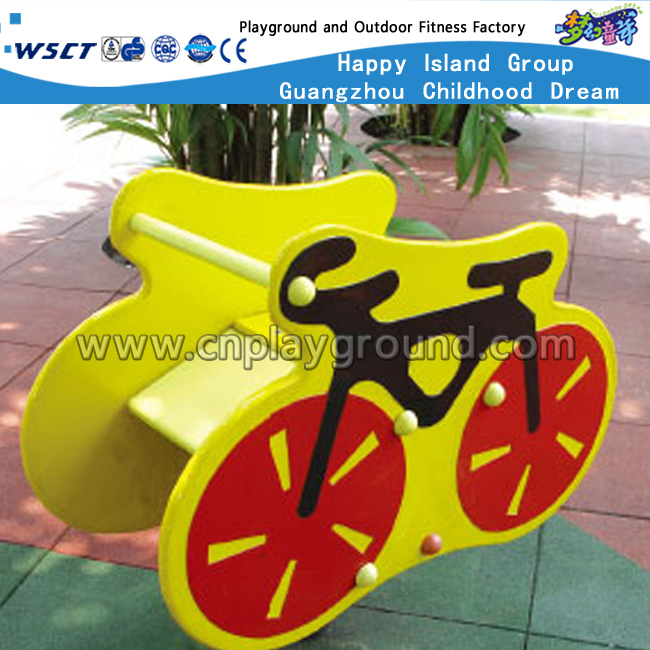 户外PVC板单承重卡通自行车摇摆骑行装备(HD-15801)