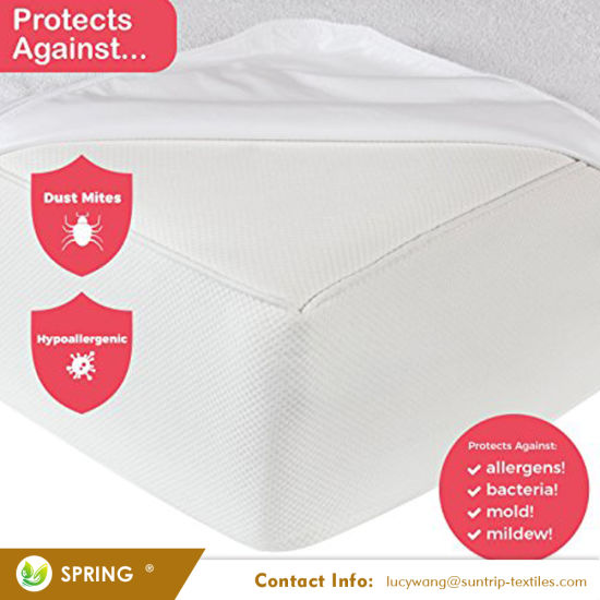 Hypoallergenic Water-Proof Mattress Protector, - Bed Bugs, Dust Mites, Pollen, Mold and Fungus, Proof