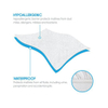 Premium Hypoallergenic Noiseless Cotton Terry Waterproof Mattress Protector, Mattress Cover