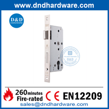 BS EN12209 Sólido SUS304 Cerradura de guillotina resistente al fuego-DDML009