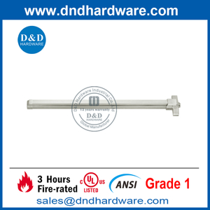 Dispositivo de saída da porta da barra de pressão de aço de grau 1 ANSI de comprimento total - DDPD005