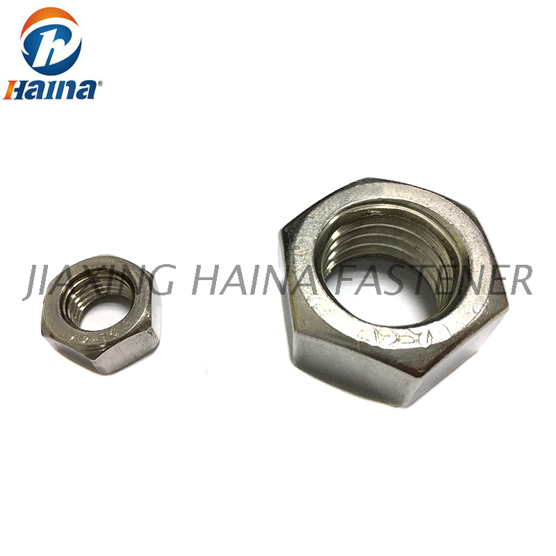 Écrous hexagonaux en acier inoxydable DIN934 A2-70 SS304