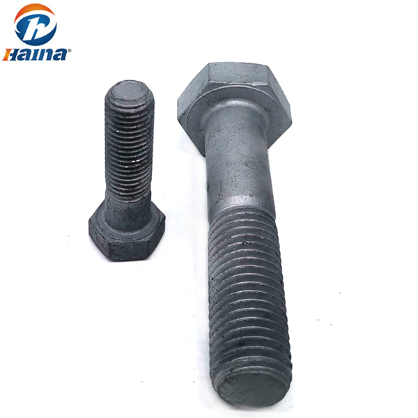  DIN 933 GB5783 Prix compétitif en acier en carbone ASTM A394 GALVANZING GALVANZER