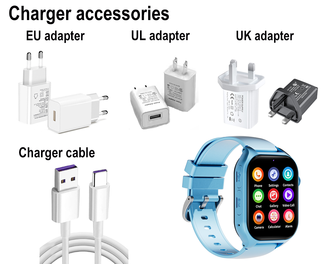 Parental Control 4G Kids GPS Watch Y49 Control parental 4G Reloj GPS para niños Y49
