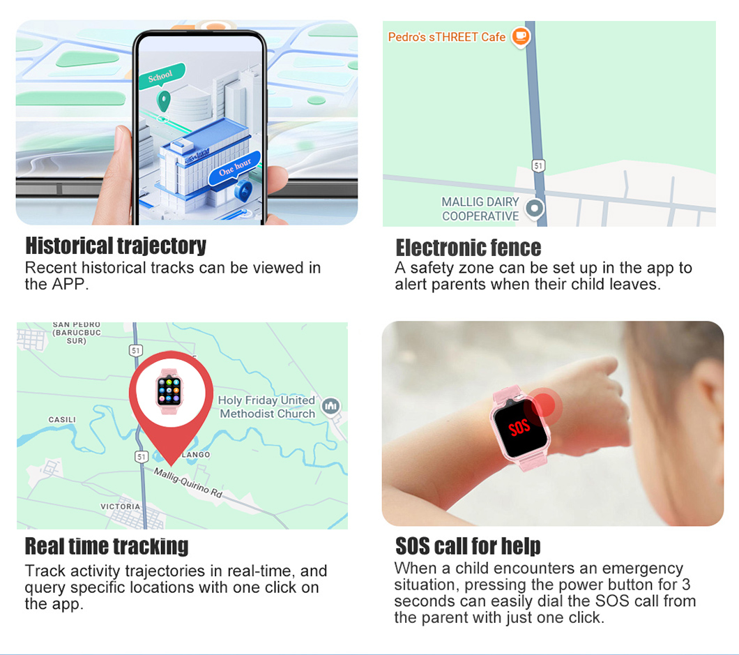 Reloj GPS para ni&ntilde;os 4G con doble c&aacute;mara D49S
