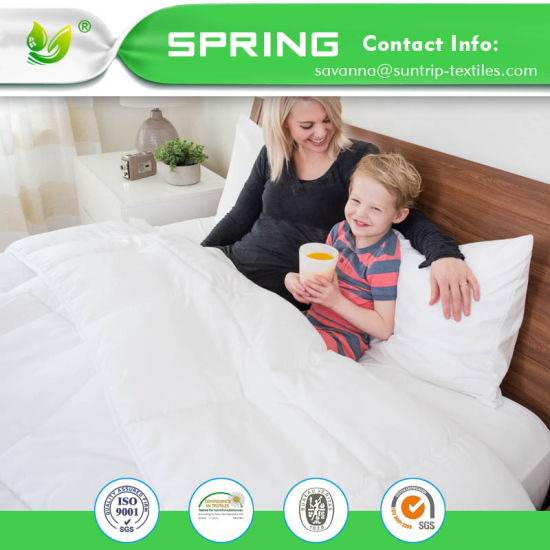 Waterproof Mattress Pad Protector Cover Fitted 8&quot; - 21&quot; Deep Pocket Hypoallergenic Vinyl Free