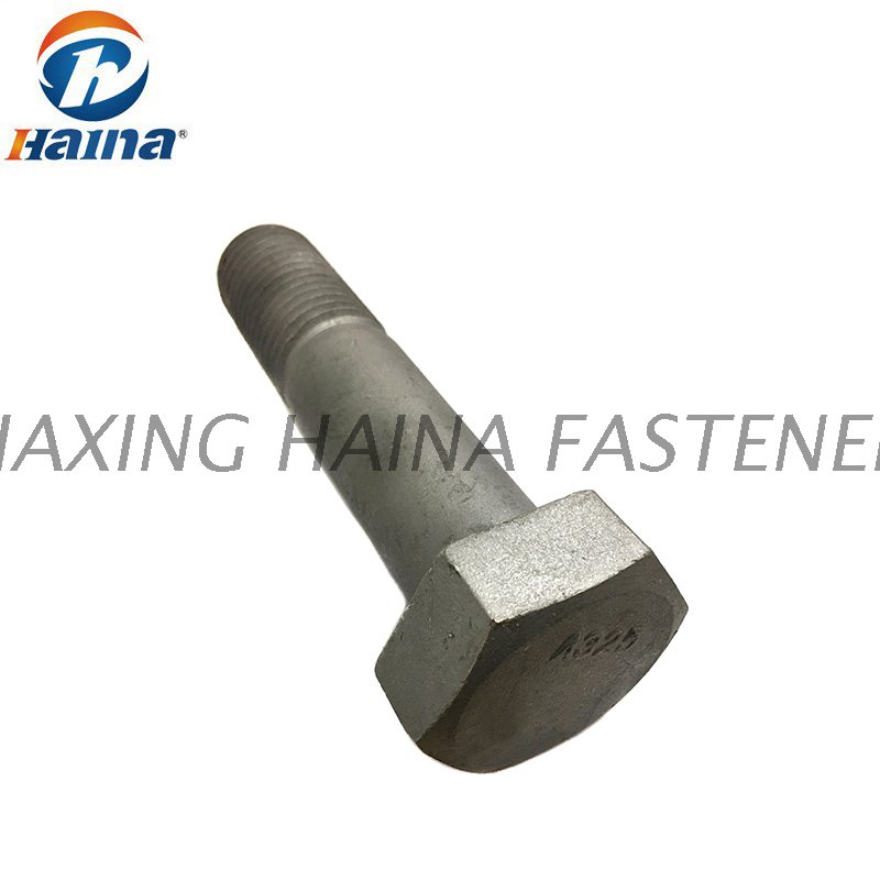 HDG ou boulons hexagonaux lourds galvanisés/boulons de structure en acier ASTM A325