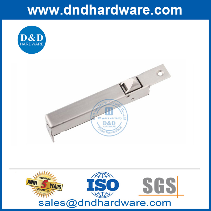 Perno automático de acero inoxidable para puertas dobles de metal-DDDB023