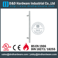 316 Manija de tirador de manchas de barra en “T” para puerta de ducha interior - DDPH020-B