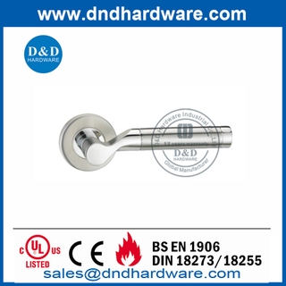 SS304 圆形实心杠杆外门插芯窗扇锁把手-DDSH047