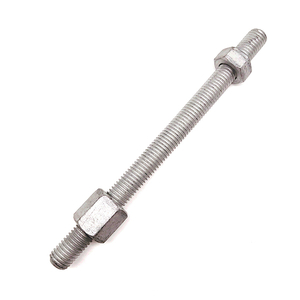 Carbon Steel M20 M22 M24 M27 Grade 8.8 Piste filetée électrique galvanisée avec écrous 