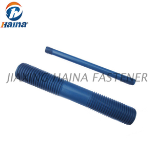 Acier inoxydable 316L 316 304 à double extrémité en PTFE TEFLON bleu
