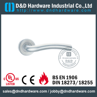 EN1906 -DDTH006 内钢门用 304 级管防火杠杆门把手