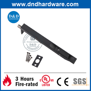 用于钢门的重型不锈钢黑色平头门螺栓 -DDDB001