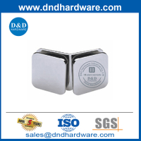 Hardware de clip de vidrio sin marco de acero inoxidable de 135 grados-DDGC004