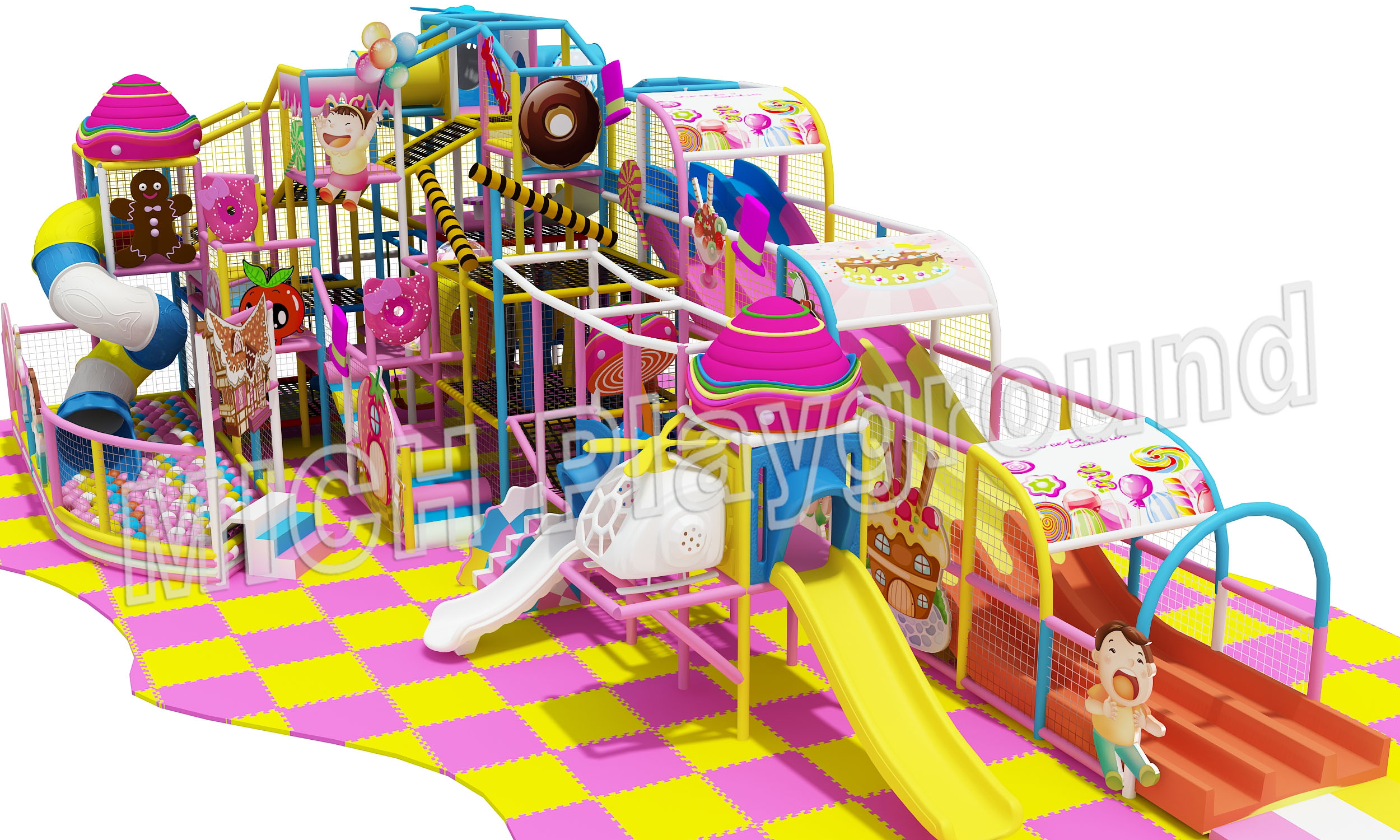 Mich Funny Indoor Amusement Playground 6645A