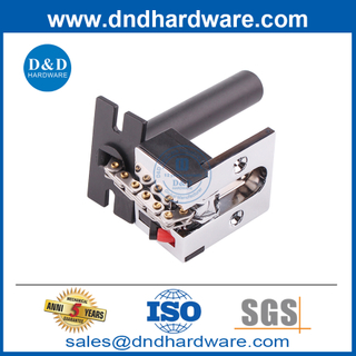 重型黑色隐藏式固定锌合金内门链-DDDG002