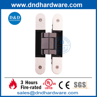 锌合金黑色3D隐藏式铰链带砂光盖-DDCH008-G40