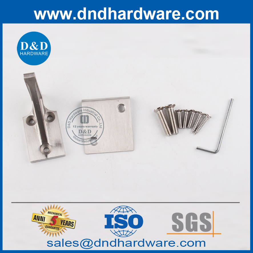 Seletor de porta de gravidade de aço inoxidável de 9 polegadas para porta de metal-DDDR001