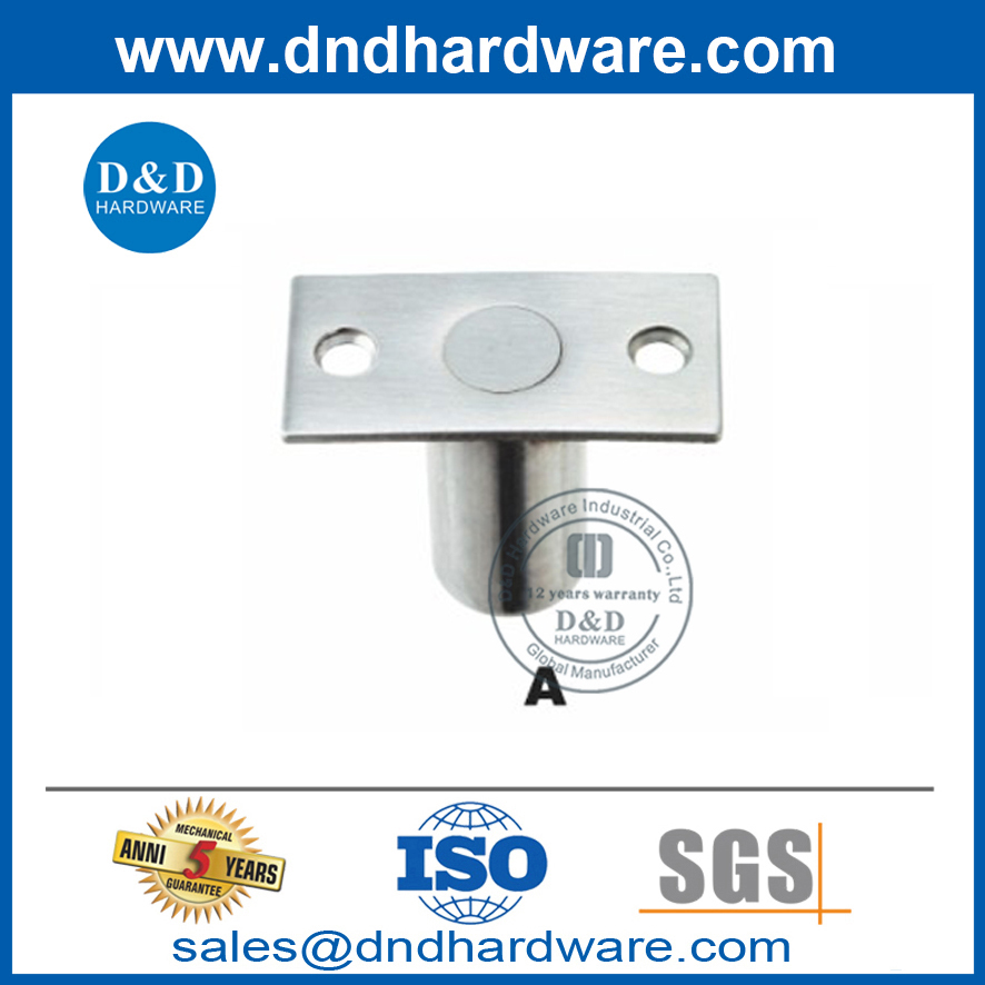El mejor golpe a prueba de polvo de acero inoxidable con placa para puerta de entrada de metal-DDDP005