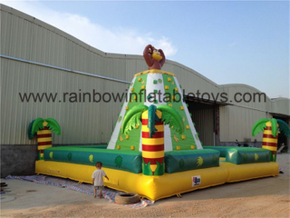 RB13017(7x7x5m) Inflatable Durable Safe Large PVC Kids Outdoor Climbing Wall For Sports Games