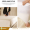 Comfort Terry Hypoallergenic, Waterproof and Breathable Mattress Protector, Queen, White
