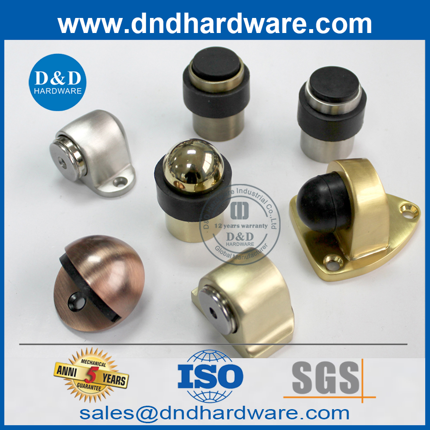 Tapón de puerta de dormitorio de níquel satinado de aleación de zinc Hardware-DDDS015-B