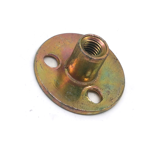 Acier au carbone A2-70 taille zingué Base ronde T écrou Brad trou té écrou