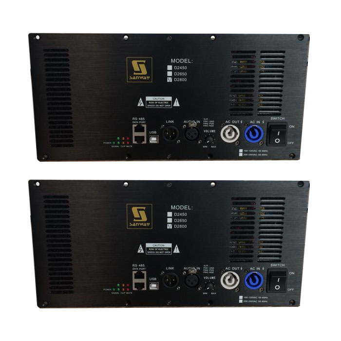 D2650 2CH Class D Amplifier Module للسماعات النشطة 700 وات