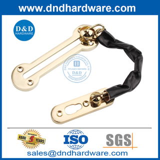 长条锌合金抛光金色内门链-DDDG003