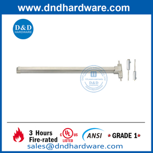 Dispositivo de saída de haste vertical com classificação de fogo ANSI de aço inoxidável 304 UL-DDPD006