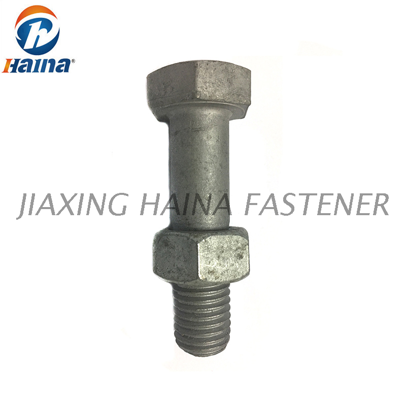 Boulon lourd hexagonal galvanisé à chaud en acier au carbone A325 A490