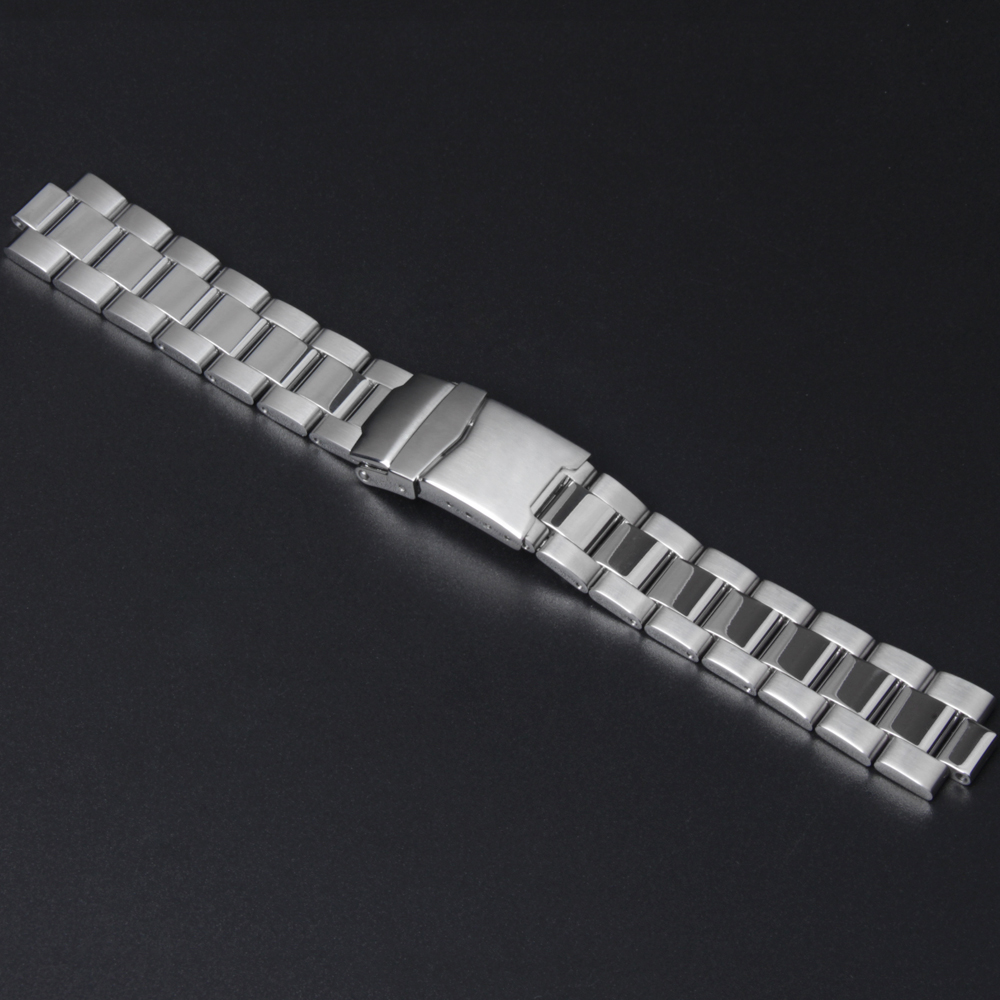 22mm Brushed Engineer Solid Link 316l Stainless Steel Watch Bracelet Band Buy Stainless Steel 7309