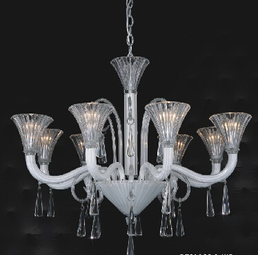 Lámpara de cristal del hotel del estilo de Murano (81066-8)