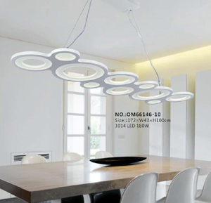 Iluminación colgante de interior moderna del LED (KA66146-10)
