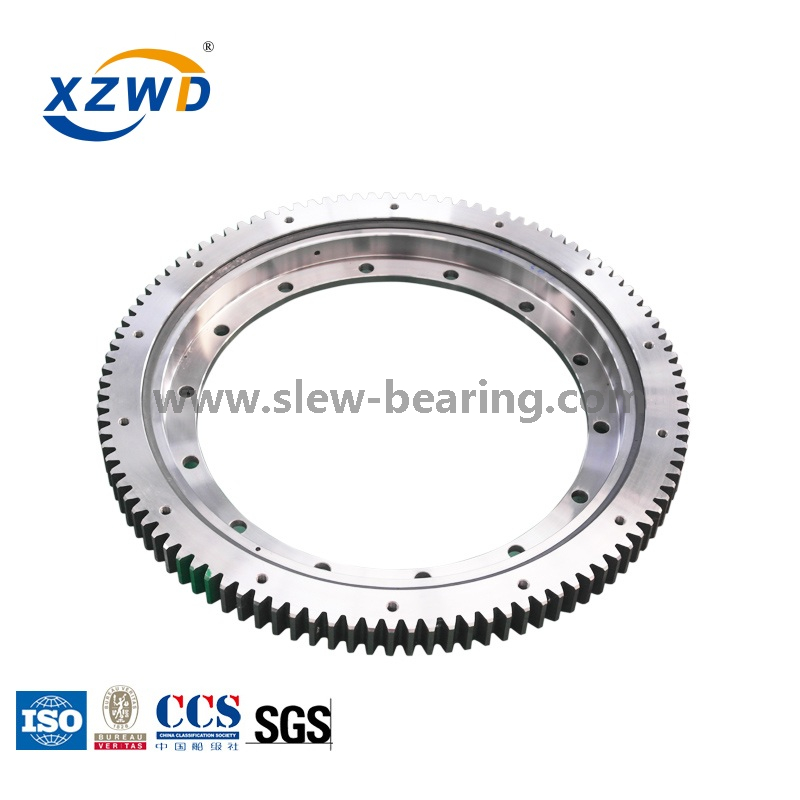 Piezas de repuesto de grúa de precio de anillo de rodamiento de bolas de contacto de cuatro puntos de una sola fila Xuzhou