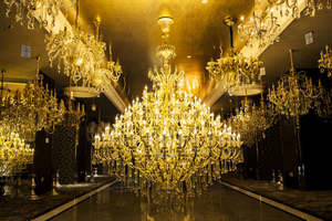 Hotel lobby crystal pendant chandelier (KA256)