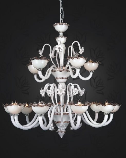 Lámpara de cristal del hotel del estilo de Murano (81003-10+5)