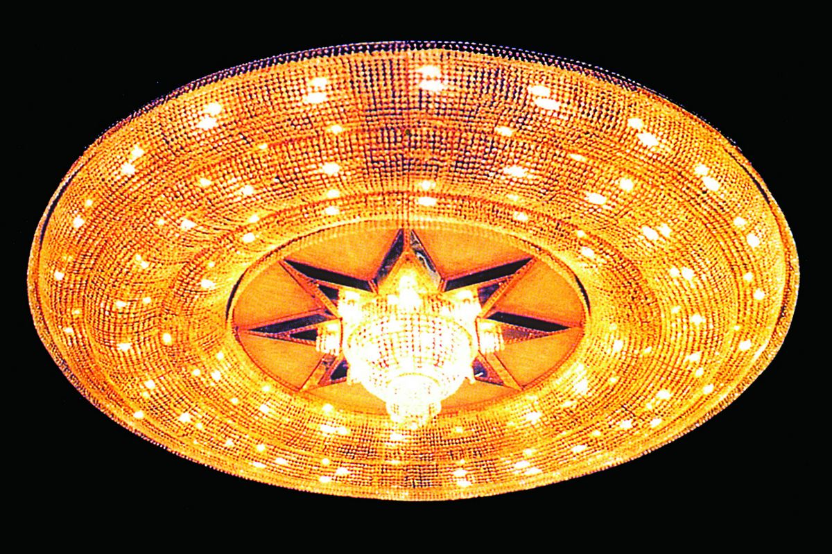 Luz de techo cristalina del estilo del pasillo brillante del hotel (YHc2220 L68)