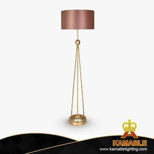 Современный напольный светильник из золотого металла для гостиничного проекта (KPL1818)